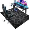 Atemrdsye Tappeto Sedia Gaming, Tappeto Sedia Ufficio, Tappeto Salvapavimento Antiscivolo, Tappeto per Sedia con Ruote, Tappetino per Sedia da Scrivania, Tappetino Protettivo per Pavimenti Duri 200 x 230 cm