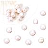 NBEADS 20pz 10~12mm Perle d'Acqua Dolce Coltivate Naturali, Grado A Perle Barocche Bianche Rotonde Perle d'Acqua Dolce Allentate Perle per Ciondolo Orecchino