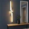 Arcadia Applique da Parete Interno LED 60 cm 16W 2200 Lumen 4500K Luce Naturale - Lampada da Muro Moderna per Soggiorno, Bagno, Cucina, Camera da Letto e Corridoio - Modello Ephyra (Bianco - 2 Unità)