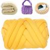 SDNAM Filato Gigante 250g Cotone Grosso Tubolare a Mano Gomitolo di Filato Chunky Yarn per Borse Coperte Cestini Nidi di Animali Domestici Artigianato Fai-da-Te(18#,1 Roll(500g))