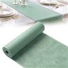 NARYVORA Runner Tavola in Tessuto Non Tessuto 30CM x 30M, Verde Eucalipto | Rotolo da Runner Tavolo Ritagliabile, Elegante Decorazione da Tavola per Matrimonio, Compleanni, Comunione e Cresima