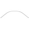 WENKO Bastone tenda doccia curvo chrome - variabile, Alluminio, 2.5 x 2.5 cm, Cromo