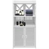 RUETERY Armadietto da bagno stretto, scaffale da bagno autoportante in PVC, 40 x 25 x 90 cm, armadietto da bagno bianco con scaffale a più livelli e ventilazione per bagno, camera da letto e