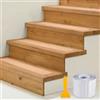 Gedlex 15 Pezzi Strisce Antiscivolo per Scale Interne 80 x 10 cm | Antiscivolo Scale in PEVA Adatto per Scale in Legno, Piastrelle, Vetro e Altri Pavimenti Lisci