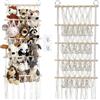 Chingcoo Porta Peluche,4 Strati Rete per Giocattoli di Peluche,Porta Peluches Cameretta,Rete Peluche Cameretta, Portaoggetti per Morbida con Nappe per Riporre Oggetti e Giocattolo peluche