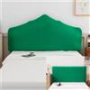 uyeoco Elastica Copertura Per Testata Letto Imbottito/Legno Copri Testata Letto | Copri Testata Del Letto Matrimoniale Singolo Rettangolare/Leggermente Stondata(Verde,100(90-110)cm)