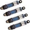 BROLEO Ammortizzatori RC, Ammortizzatori RC di Ricambio per Guida Bilanciata 4 Pezzi per Auto RC 1/18 (Blue)