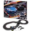 POLISTIL ACTION - Pista Elettrica con 2 Slot Car Lamborghini Huracan Polizia e Porsche 911 GT3, Scala 1:43, Tracciato Lungo 3,08m, Licenze Ufficiali, Età Consigliata 8+ Anni