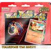 Pokémon: collezione con adesivi (Charmander) dell'espansione Scarlatto e Violetto - Ascesa Eroica del GCC Pokémon (una carta promozionale olografica e tre buste di espansione), Edizione in Italiano