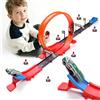 Havnidy Autocarro per bambini, giocattolo da corsa con loop a 360° e 2 auto ritirate veloci, giocattolo da pista regalo per ragazzi dai 3 4 5 6 anni in su