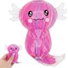 Ourdort Squeeze Giocattoli,Axolotl Squeeze Toy,Giocattoli Antistress | Axolotl Squishy,Fidget Toys,Giocattoli da Spremere,Giocattoli Antistress per Alleviare Lo Stress e Rilassamento(Rosa)