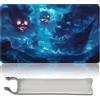 MilkPlaymat MTG PlayMat - Tappetino da gioco MTG, 60 cm x 35 cm, arte originale, antiscivolo, con base in gomma e bordi cuciti, Commander TCG arrotolabile e pieghevole tappetino per carte (Non Zone, mtg48-3)