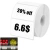 NIRJIK Etichette termiche autoadesive 50 × 30 mm, 1 rotolo con 220 pezzi, compatibile con stampante per etichette B21/B1/B3S, etichette per stampante termica per ufficio, organizzazione, magazzino e