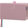 BEZEND Agenda 2027 Settimanale Tascabile con Orario - 9,4 x 16,7 cm | Gen a Dic 2027, Formato Piccola Orizzontale, Ideale per Borsa, Bordi Oro Rosa, Copertina Rigida in Pelle PU - Rosa