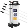ATPEAM Pompa Manuale 9L Aspira Olio Motore Auto e Moto, Aspiratore Olio per Cambio Olio Motore Universale