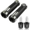 GUGUVNV Manopole manubrio moto con terminali Per SH300 SH 300 SH300i (Titanio)