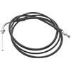 LINMOT GAPH125C - Cavo acceleratore per Aprilia Habana 125 Custom Bowden, Colore: Nero