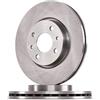 Ferodo 2x FERODO Disco freno Anteriore Ø257mm Altezza: 40mm Spessore: 22mm Cerchio foro-Ø: 98mm ventilato DDF762 Compatibilità con FIAT 500 312 PANDA 169 PUNTO 188, ALFA ROMEO MITO 955, CITROËN