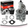 1PZ Kit Carburatore VM22 26 mm per Pit Dirt Bike 110cc 125cc 140cc | Con Collettore Aspirazione, compatibile con Lifan, YX, Pitpro, XR50, CRF70, KLX, ATV e Motocross