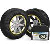 SNOVIT FIX&GO TEX PLUS Taglia M - Catena da neve tessile. Turismo, SUV, 4x4 e furgone. Certificazione ZT EN-16662-1. Set da 2 pezzi.
