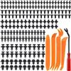 Huiguli 190 Pcs Rivetti in Plastica per Auto, Clip di Fissaggio per Portiere