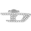 Diesel D Logo DX1630040 - Orecchini da uomo in acciaio inox color argento