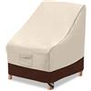 vailge Copertura per sedia da patio con schienale alto, impermeabile, 600 denari, resistente, per sala da pranzo con schienale alto, copertura per mobili da giardino - 35 x 28 x 88,9 cm (lunghezza x