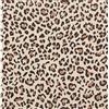 FENTIS Carta da Parati Autoadesiva con Stampa Leopardata Carta Adesiva Vinile Adesivo Rotoli di Adesivi Murali per Cucina Bagno Camera da Letto Lavabile, Marrone 44,5x500cm