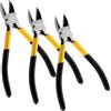 JIEHIN 3 Pinza Diagonale a Taglio Laterale, Tronchese di Precisione, 160 mm | JIEHIN, Acciaio al Cromo Molibdeno, Molla di Ritorno, Apertura 55 mm, Bigiotteria, Modellismo, Elettricista e Bricolage
