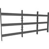Melko Griglia per finestre e finestre in acciaio, 45 x 70 - 130 cm, protezione anti-effrazione, balcone, finestra del seminterrato