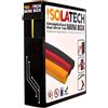 ISOLATECH tubo termorestringente 2:1 Mini Box senza adesivo giallo Ø4,8mm 11 metri per auto cavo elettrico USB accessori resistente ai raggi UV rotolo non etichettato in pratica scatola dispenser