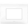 AVE PLACCA AVE SERIE YOUNG44 3 MODULI COLORE BIANCO COD. 44PJ03B