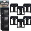 StealthMounts Supporti batteria compatibili con Makita XGT 40v | Supporto batteria senza fili per utensili elettrici da 40 V | Confezione da 6 | Organizzatori per officine | Prodotto nel Regno Unito