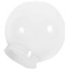 DEARMAMY Paralume Sferico da Esterno 20x20x20cm in Acrilico Bianco | Globo Lampione Giardino, Ricambio Leggero Pratico, Foro 12,5cm per Patio