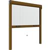 Zanzanet - Zanzariera a Molla Universale da 42 mm 80x140 cm in Kit Fai da Te - Riducibile e Regolabile a misura per Finestre Struttura in alluminio 9 colori e diverse misure con accessorio Freno
