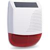 YISEELE Allarme Solare Wireless Antiscasso con Sirena 110dB