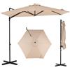 COSTWAY Ombrellone da Giardino 290 cm, Girevole a 360°