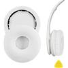 Geekria Cuscinetti Auricolari di Ricambio compatibili con Beats Solo Wireless (Solo-Bluetooth) (810-00012-00) (810-00012-01) Cuffie, Cuscinetti con Guida Video (Bianco)