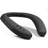 AURTEC Altoparlante da collo wireless, Bluetooth 5.4 indossabile con fascia da collo, 12 ore di riproduzione audio surround 3D, microfono integrato con slot per schede TF e ingresso AUX