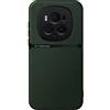 Kepuch Cover per Honor Magic 6 Pro - Custodia Case Piastra Metallica Incorporata Litchi Grano - Verde