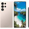 OEVNLZ Q26 Ultra 4G Smartphone senza contratto, Dual SIM, telefono Android da 7,3 pollici, con telaio in metallo, 8 GB RAM + 256 GB di memoria ROM, cellulare sbloccato (oro)