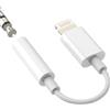 HOYULLI Adattatore Lightning Jack per iPhone 14 Pro Max Cable Presa Auricolare cablata a 3,5 mm Audio Cuffie AUXiliari Auto Autoradio Telefono per Apple iPad Adapter Accessorio Dongle MFI Certificato