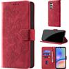 CaseGla Cover per Samsung Galaxy A05s, Rosso | Blocco RFID, Portafoglio Pelle PU, Flip Libro, Porta Carte, Magnetica Libretto, Antiurto Protezione Completa