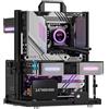 RGEEK Banco di prova per PC in alluminio, custodia per PC all'aperto, telaio per computer a telaio aperto, montaggio a rack per server Techbench fai da te orizzontalmente 240 custodia per PC con