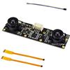Waveshare Binocular Camera Module Dual IMX219 8 Megapixels Stereo Vision Depth Vision Supports Jetson Nano Developer Kit B01and Raspberry Pi CM3/CM3+ Expansion Boards for AI Vision Applications