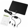 10ELED Antenna TV Interna Digitale con Amplificatore per DVB-T e DVB-T2