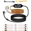 GELRHONR Kit per Dash Cam Hardwire da 12 V-24 V a 5 V tipo C ACC Hard Wire Kit per Dash Camera 11,5 FT, 24 H Parking Mode con protezione a bassa tensione (Con kit di installazione completo)