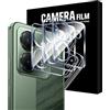 Lemxiee 3 Pezzi Pellicola Protezione Fotocamera per Xiaomi POCO M7 Pro 5G Vetro Temperato,HD Anti Graffio Ultra resistente protezione fotocamera