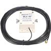 Soleilux MLA-30 Antenna ad anello attiva a onda corta, 500 kHz-30 MHz, cancellazione del rumore, per SWL e radiocomando, compatta per balcone, resistente alle intemperie