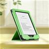 Andy Case Custodia per Kindle Paperwhite da 6 pollici (5a/6a/7a generazione (2012/2013/2015, modello: EY21 & DP75SDI) - Smart Cover sottile in pelle PU con supporto pieghevole e accensione automatica (verde